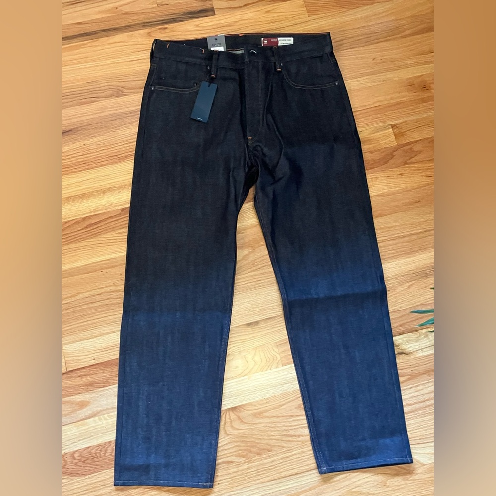 G Star Premium Type 49 Relaxed Straight Jeans Raw Denim Japanese Fabric